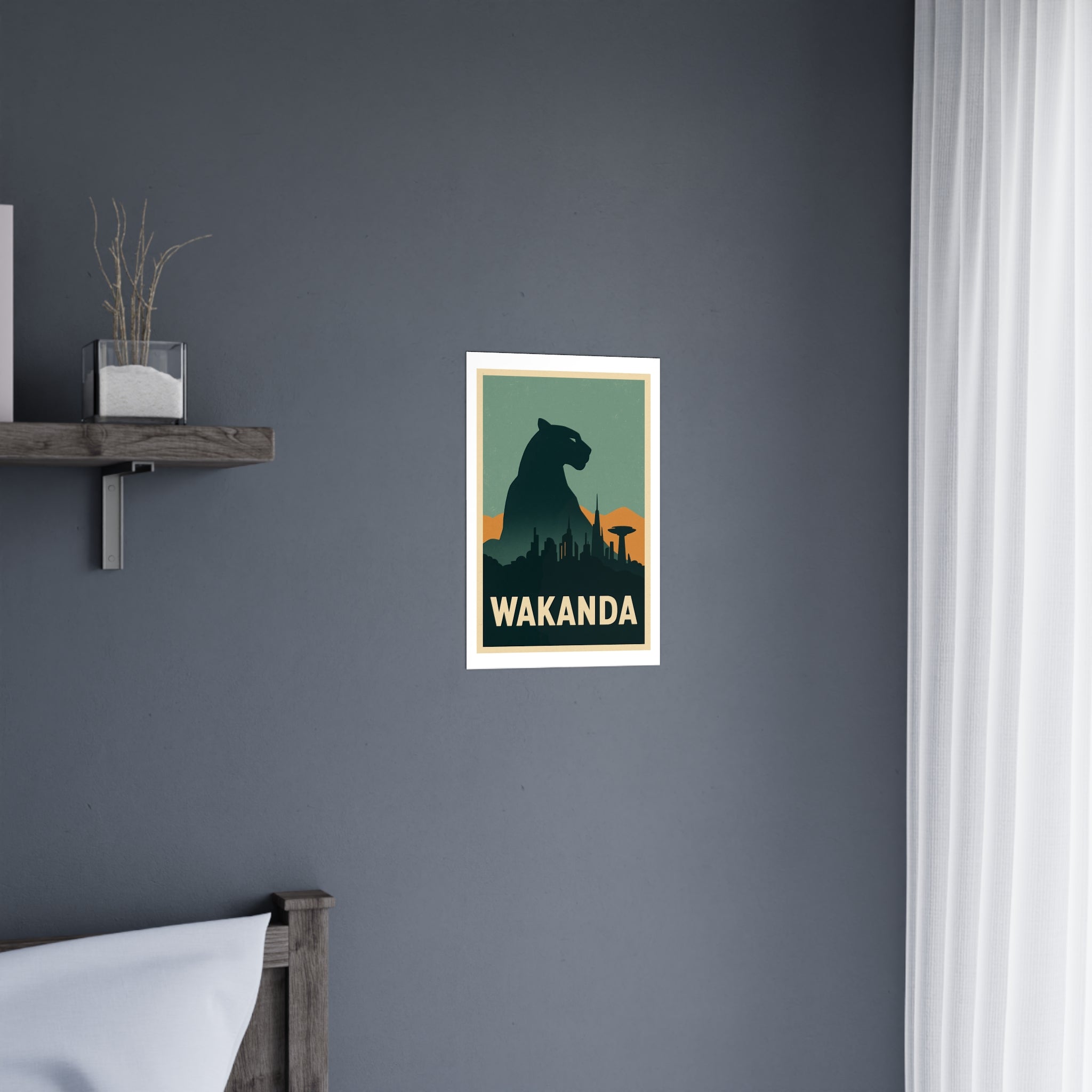 Wakanda Vintage Poster — graphic (12x18)