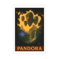 Pandora Vintage Poster — warm (12x18)