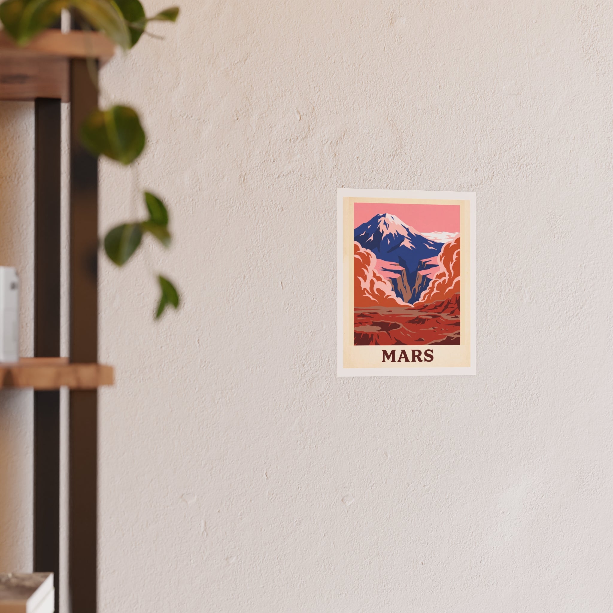 Mars Vintage Poster