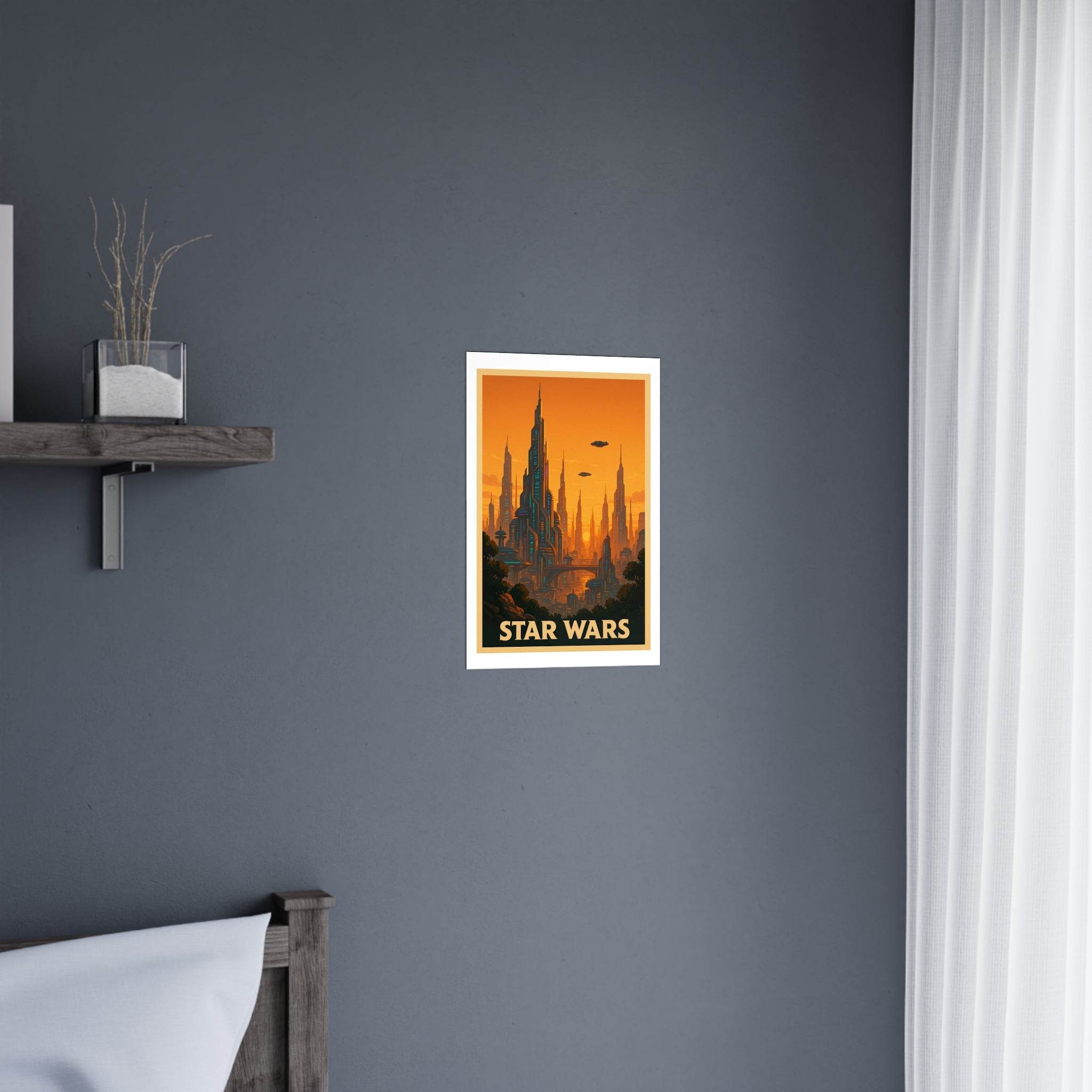 star wars Vintage Poster — warm (12x18)