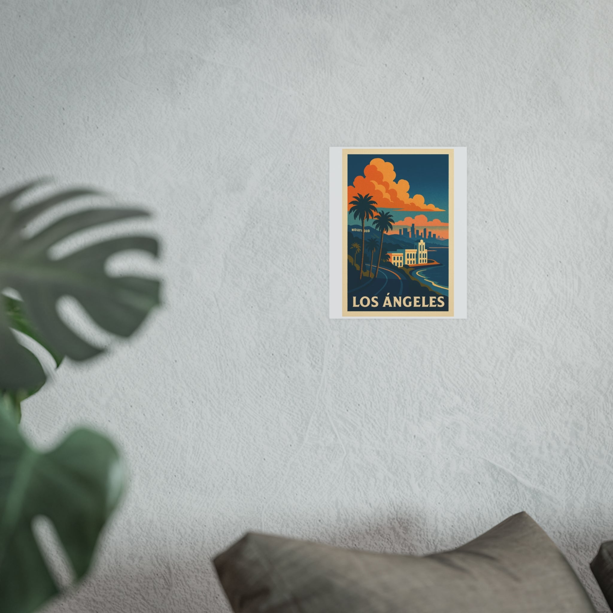Los Ángeles Vintage Poster — Cool · Crisp Morning (8x10)