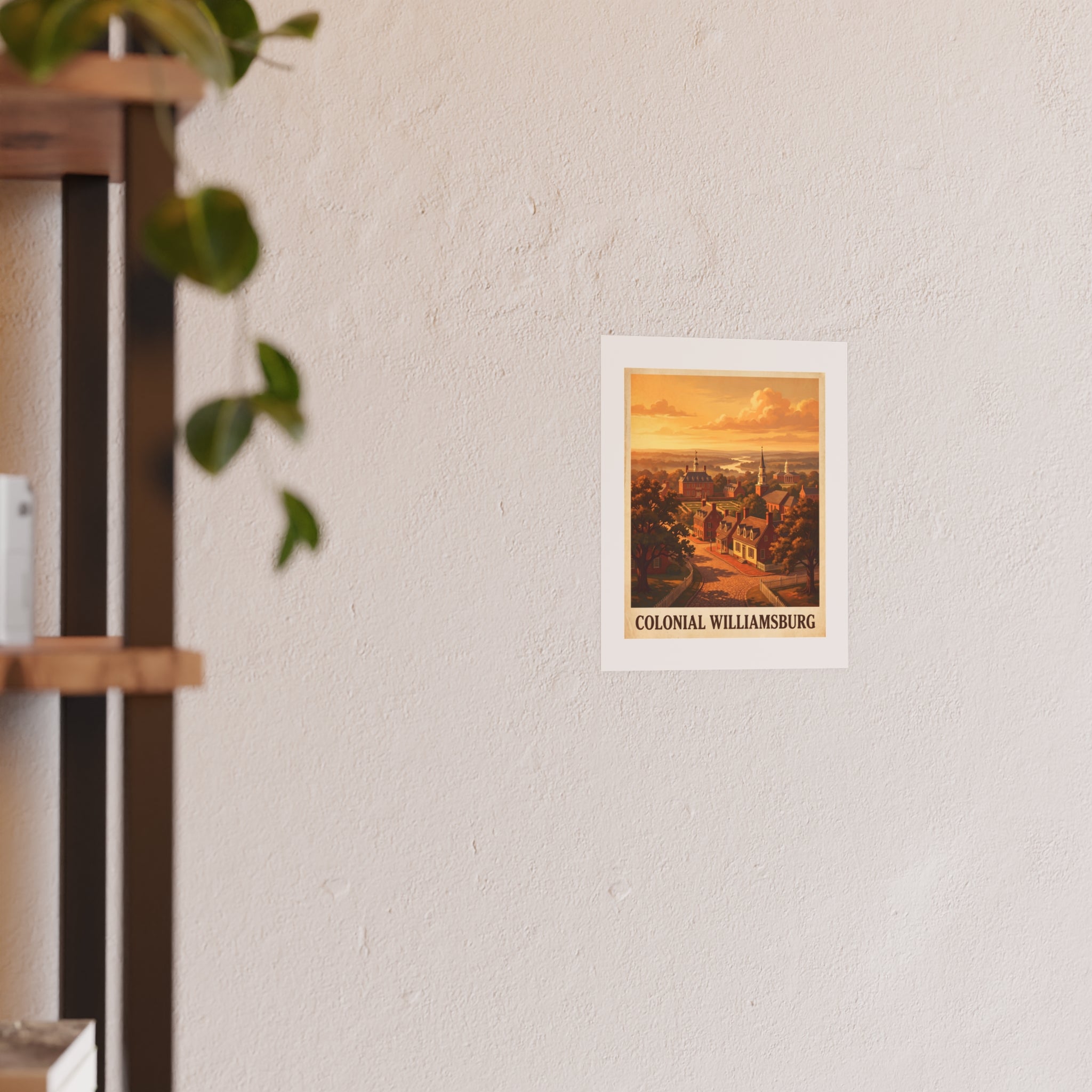 colonial williamsburg Vintage Poster — warm (8x10)