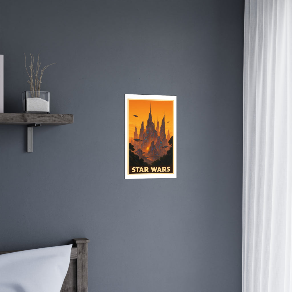 star wars Vintage Poster — warm (12x18)