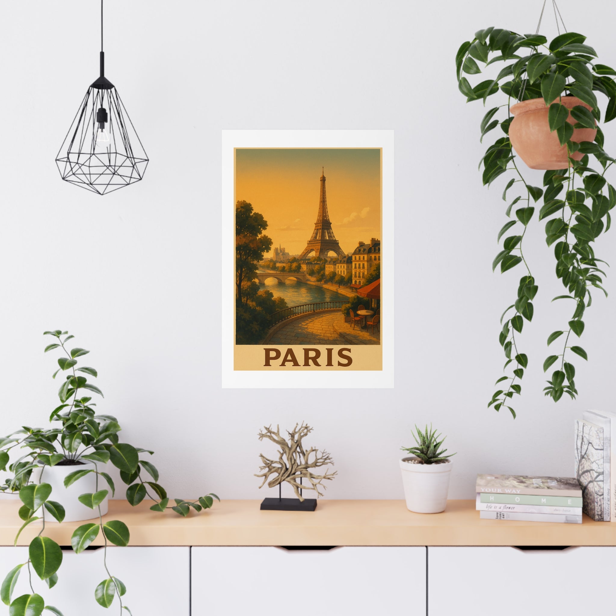 Paris Vintage Poster — warm (20x30)
