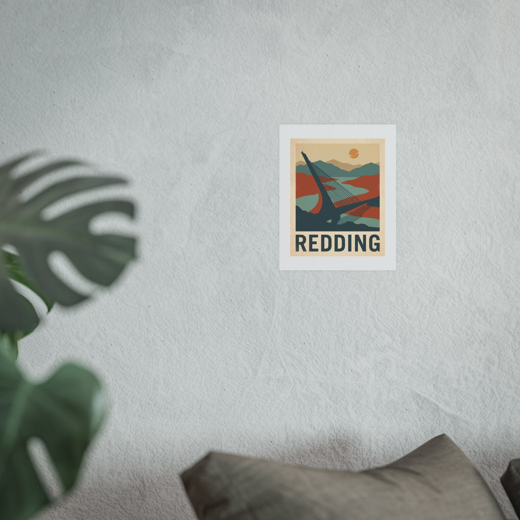 redding Vintage Poster — graphic (8x10)