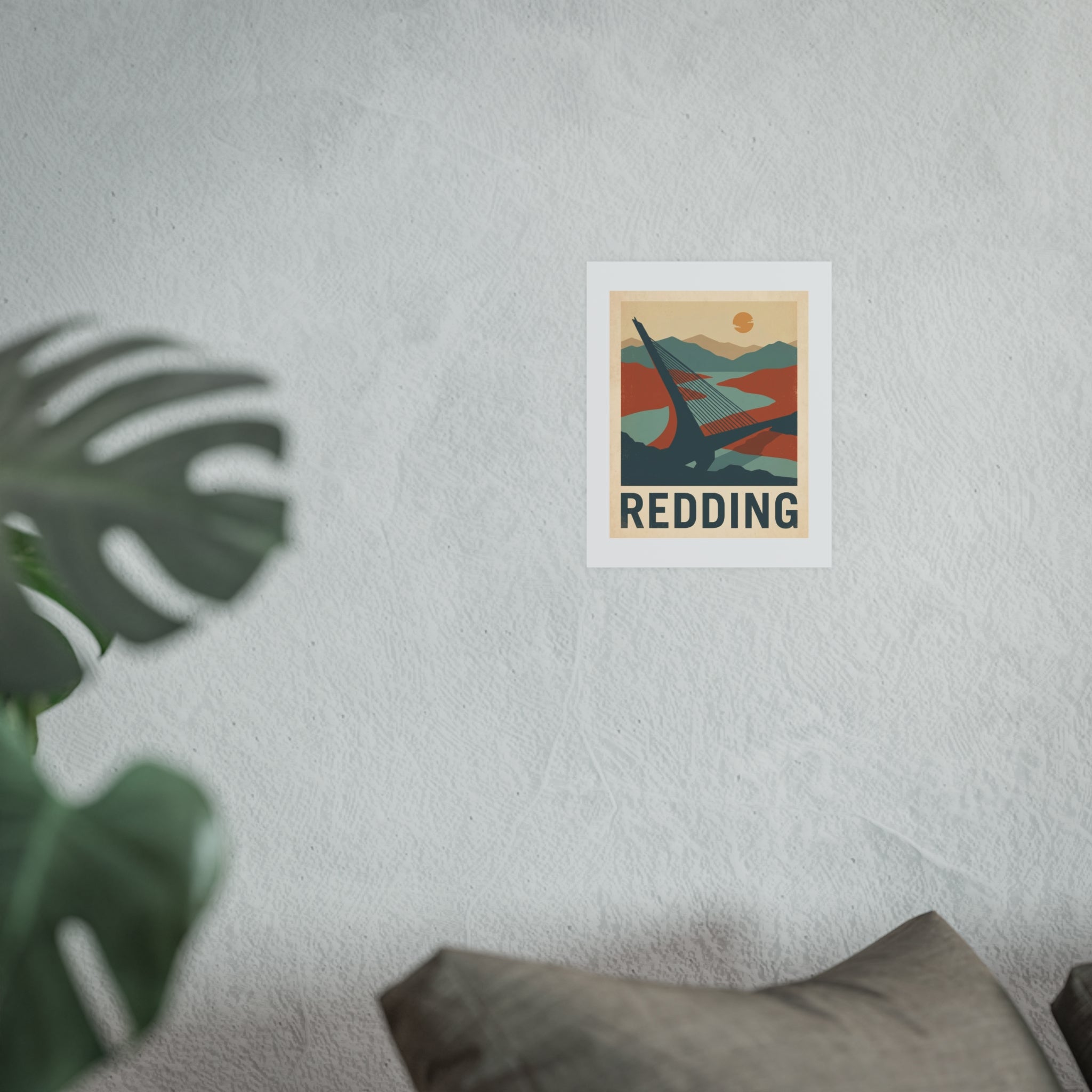 redding Vintage Poster — graphic (8x10)