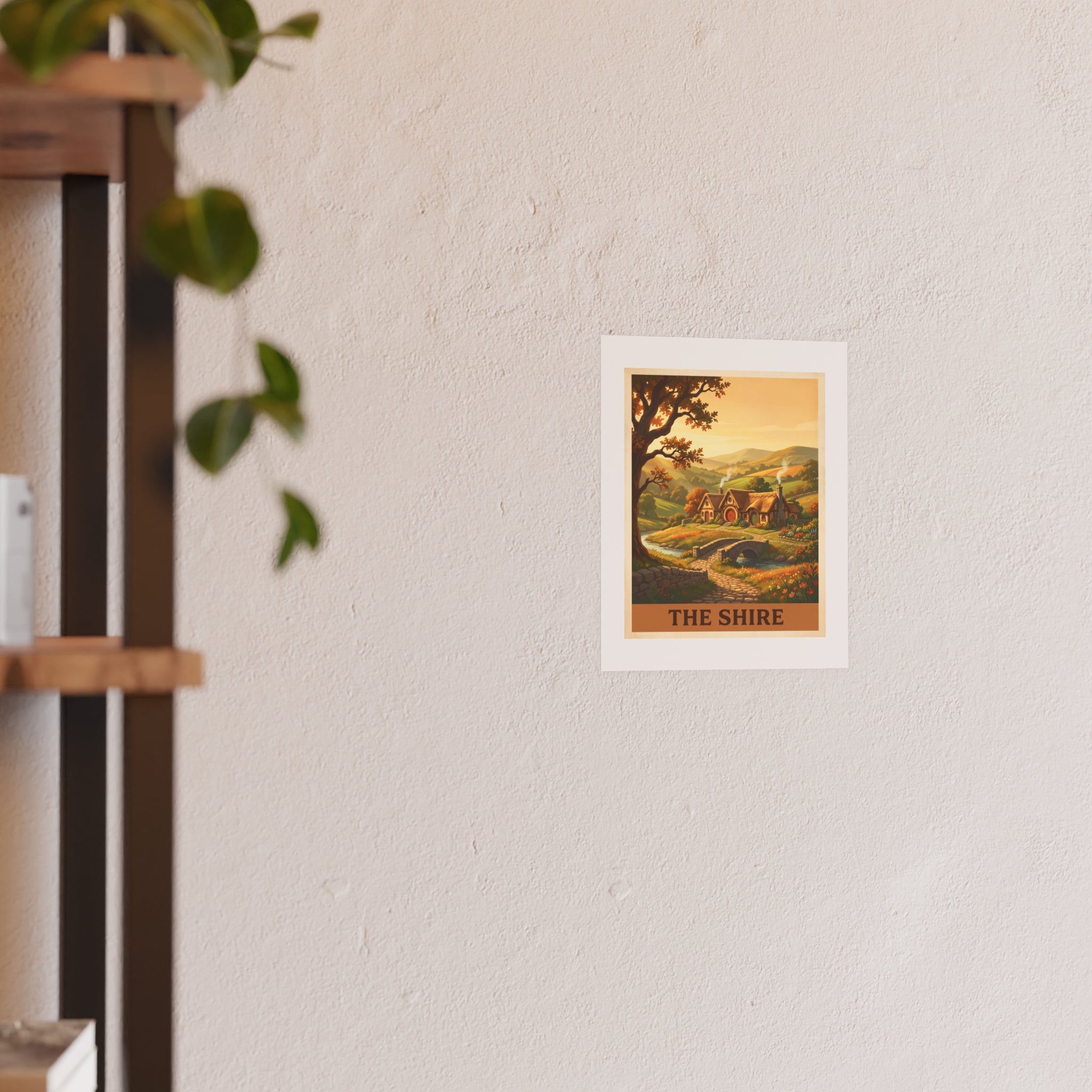 The shire Vintage Poster — warm (8x10)