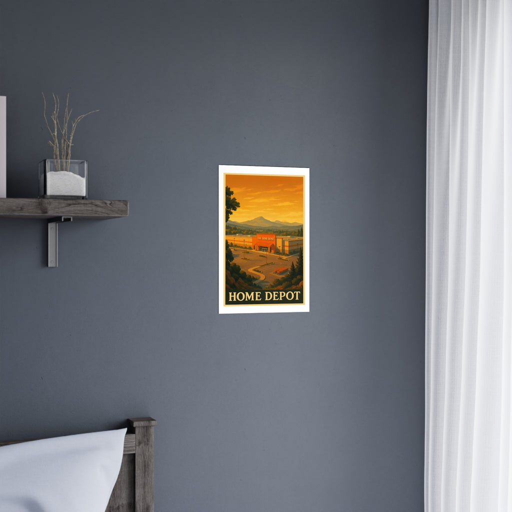Home Depot Vintage Poster — warm (12x18)