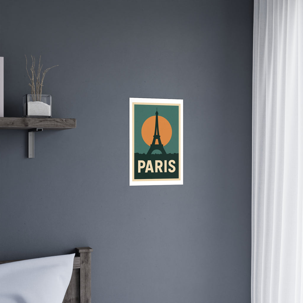 paris Vintage Poster — Graphic · Bold Vintage (12x18)
