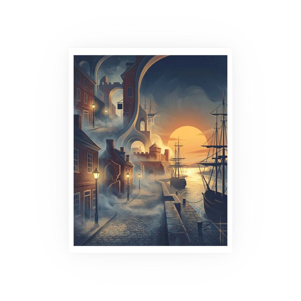 Jamestown Vintage Poster — graphic (8x10)