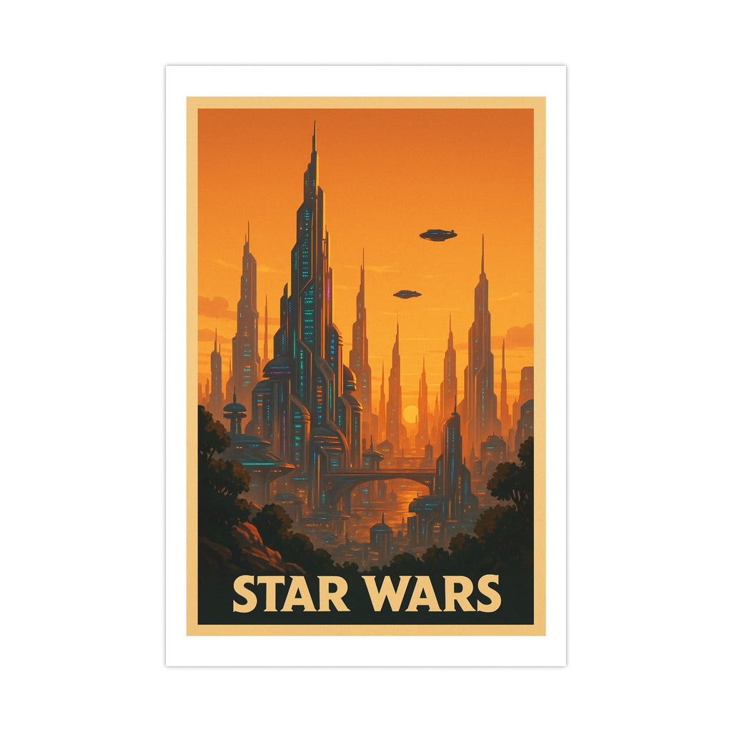 star wars Vintage Poster — warm (12x18)