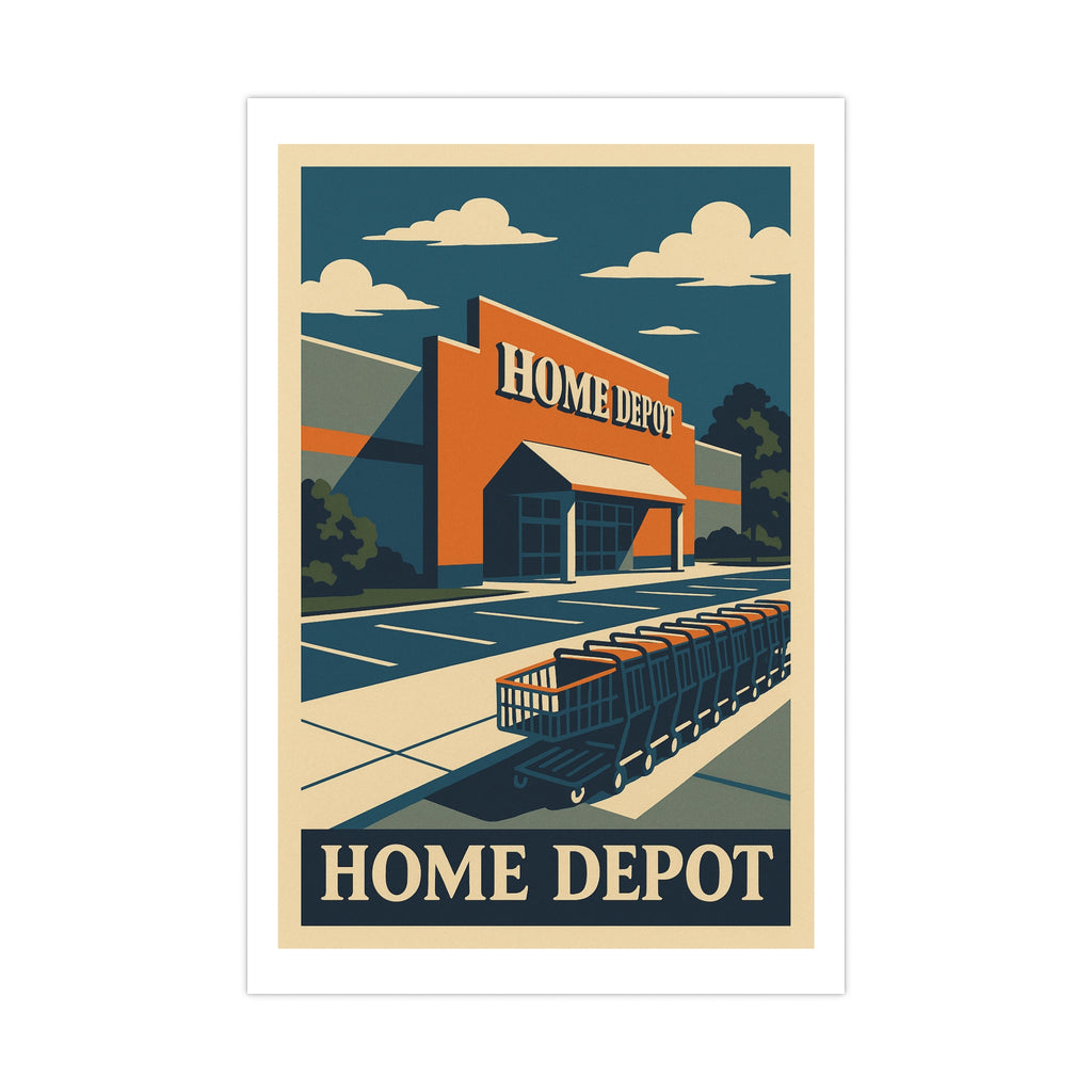 Home Depot Vintage Poster — cool (12x18)