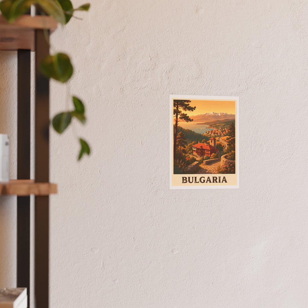 bulgaria Vintage Poster
