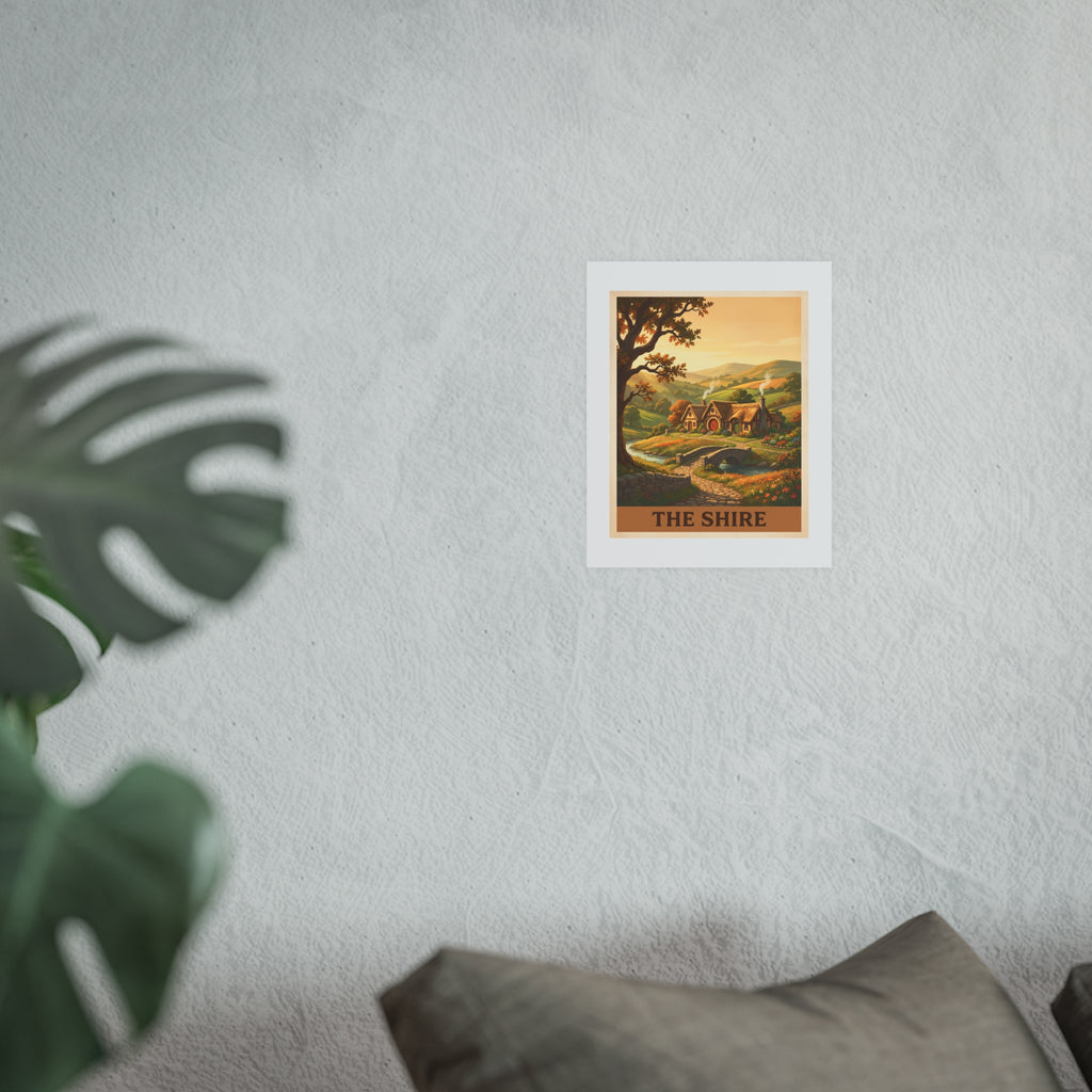 The shire Vintage Poster — warm (8x10)