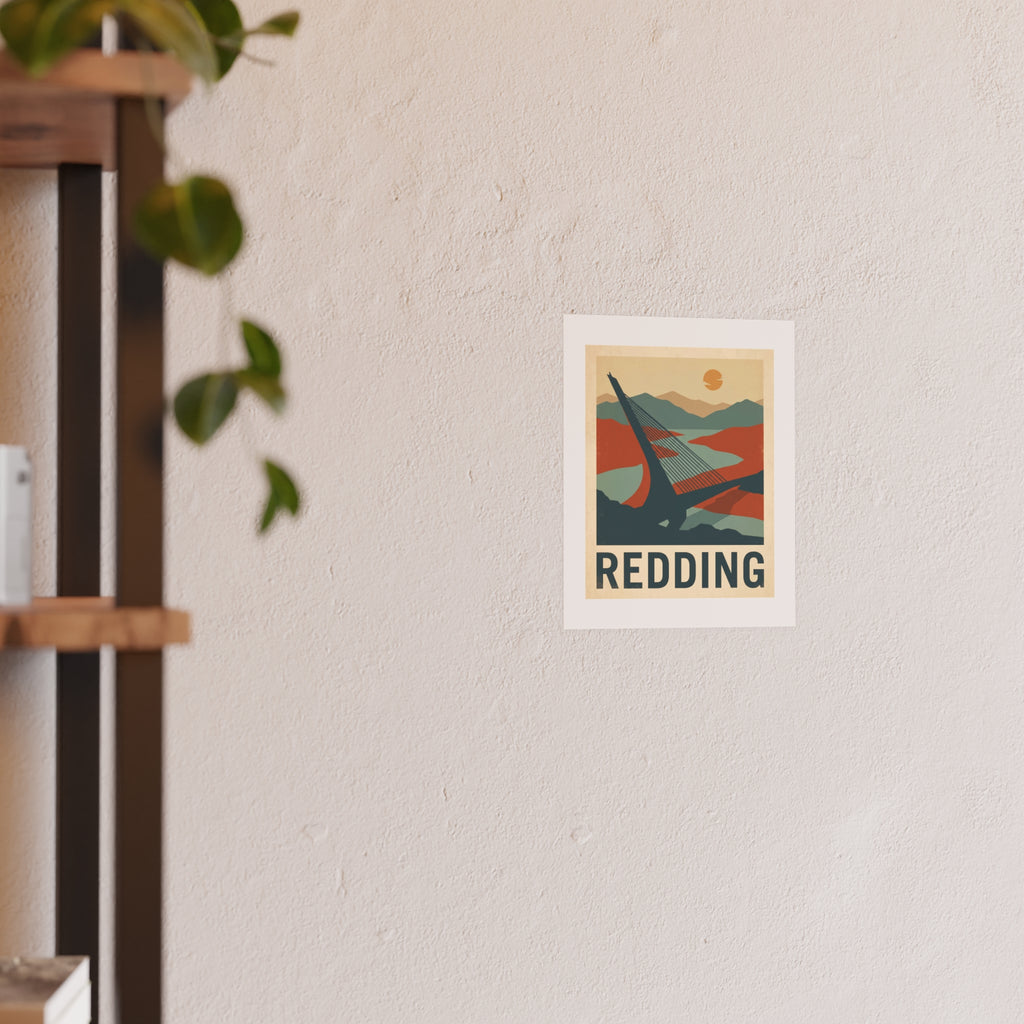 redding Vintage Poster — graphic (8x10)
