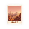 Mars Vintage Poster