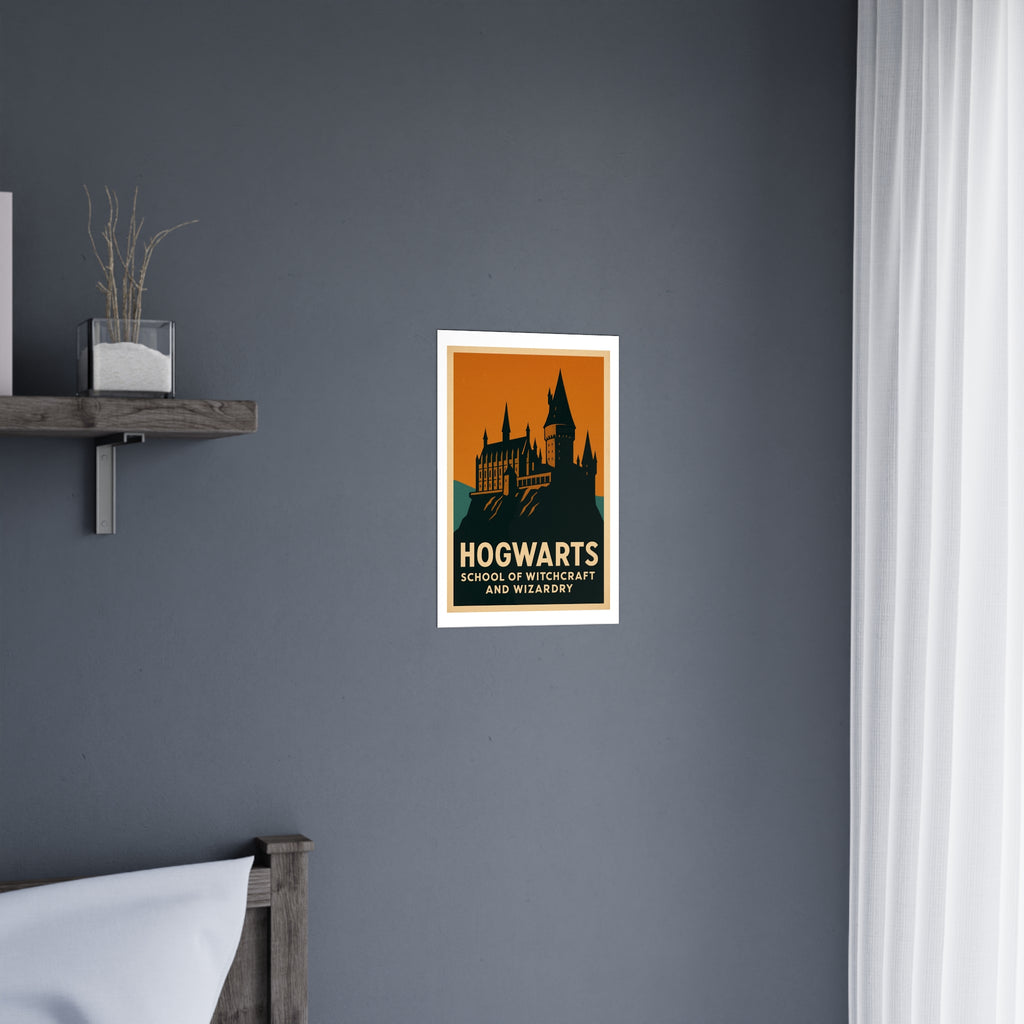 Hogwarts School of Witchcraft and Wizardry Vintage Poster — graphic (12x18)