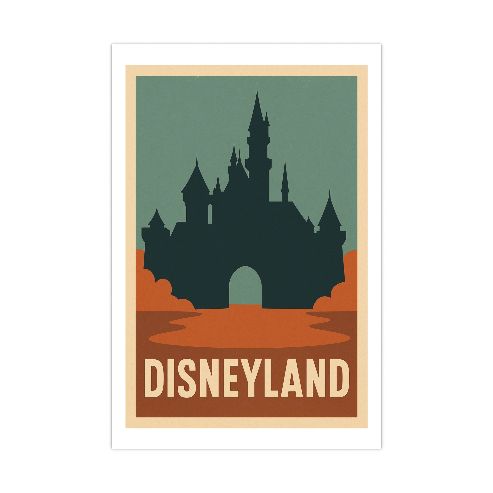 Disneyland Vintage Poster — Graphic · Heritage (12x18)
