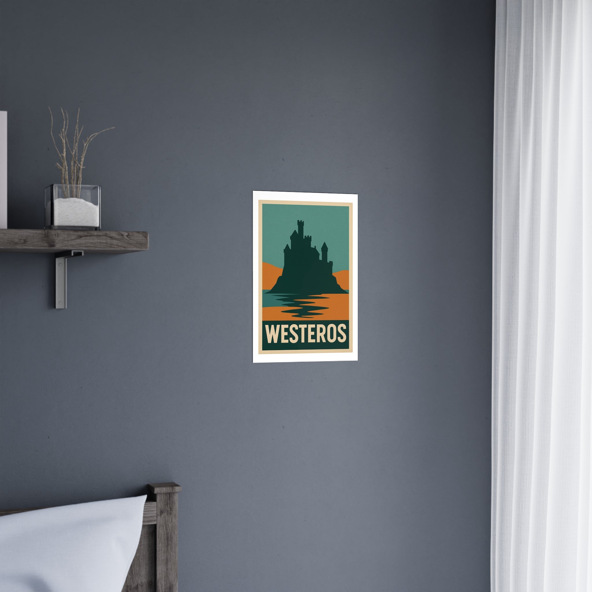 Westeros Vintage Poster — graphic (12x18)