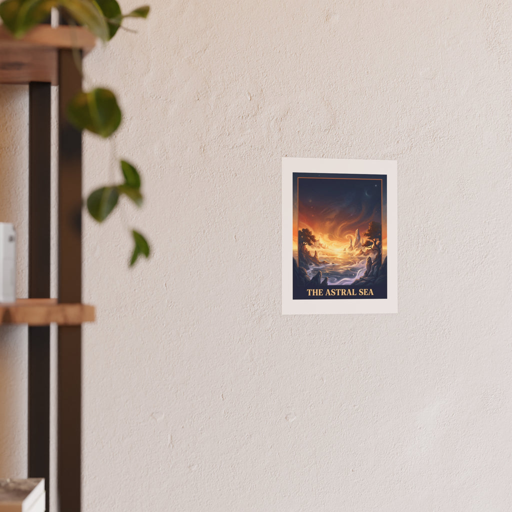 The astral sea Vintage Poster — warm (8x10)