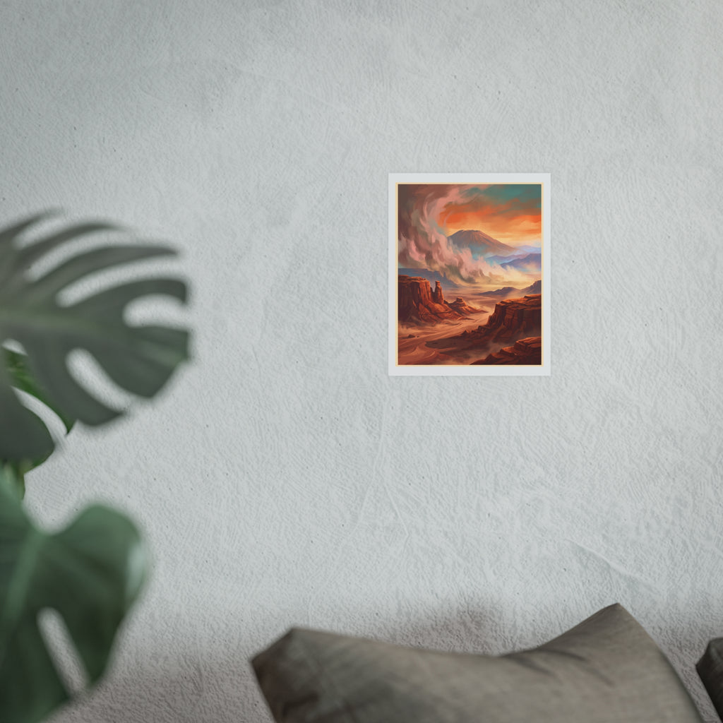 Mars Vintage Poster