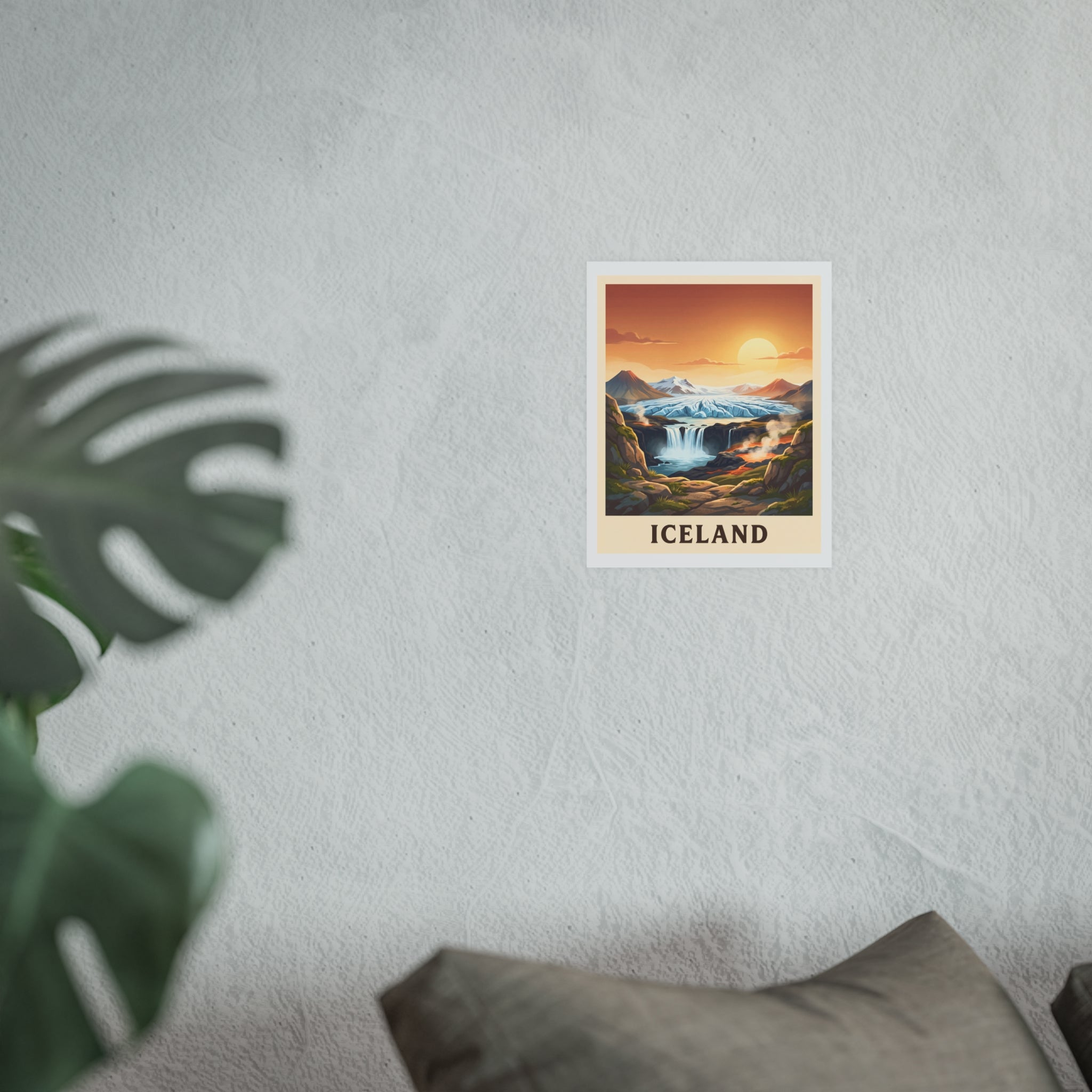Iceland Vintage Poster
