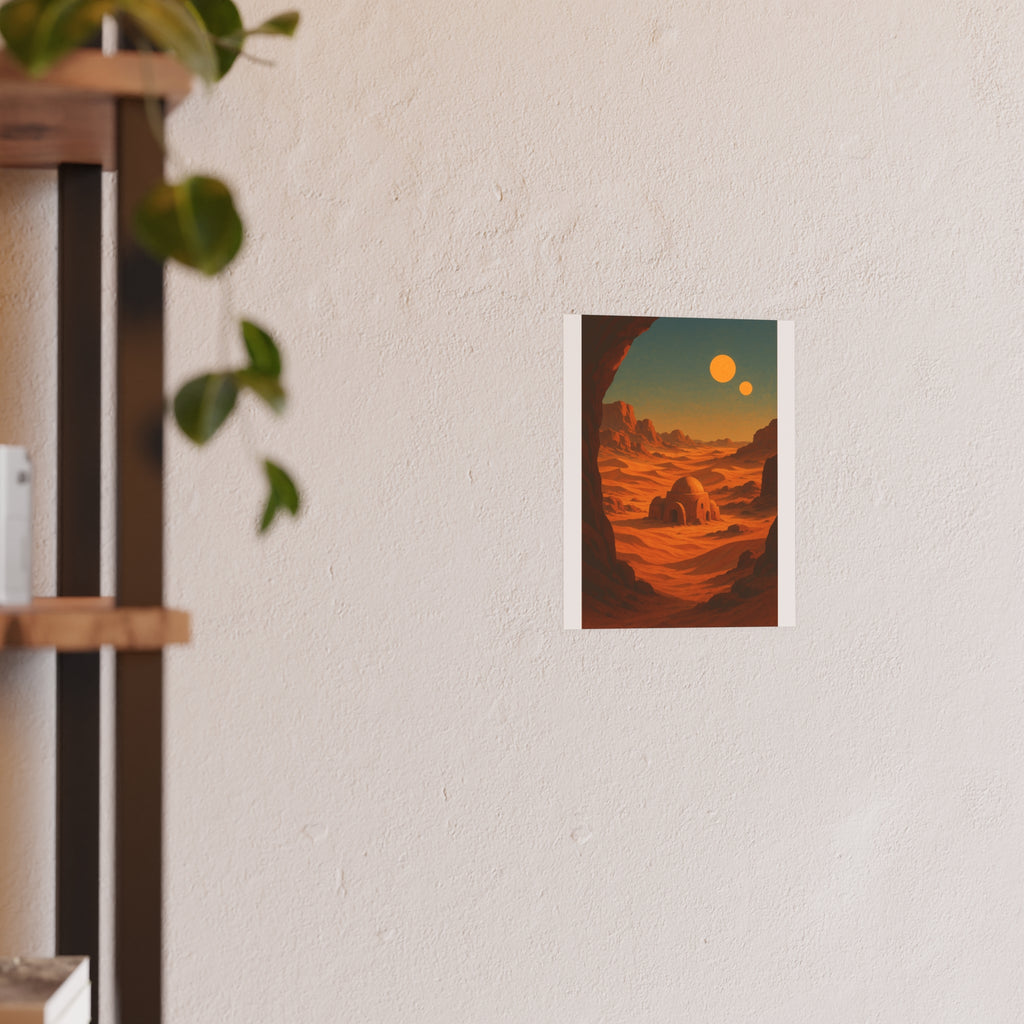Tatooine - desert vibes Vintage Poster — warm (8x10)