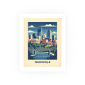 nashville Vintage Poster — Cool · Crisp Morning (8x10)