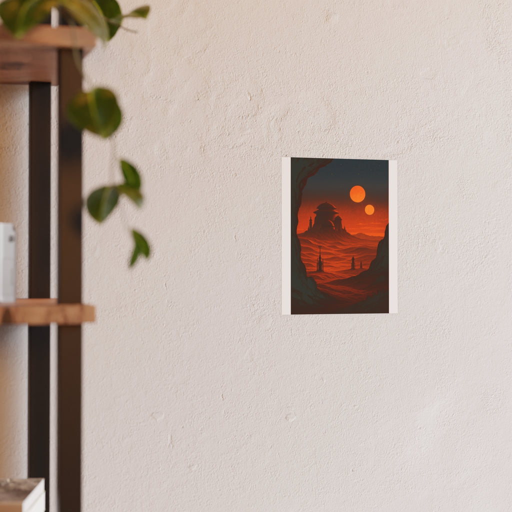 Star Wars Vintage Poster — warm (8x10)