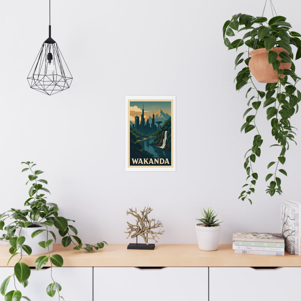 Wakanda Vintage Poster — cool (12x18)